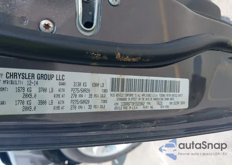 2015 Ram 1500 Express from USA, damaged, VIN 1C6RR6FT8FS523062